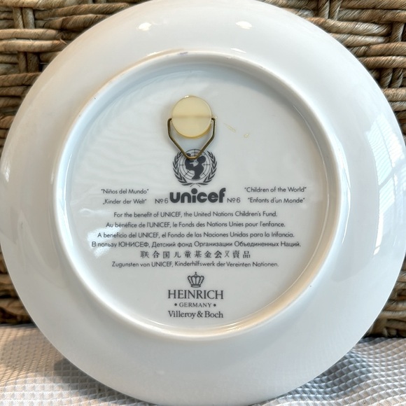 UNICEF “Children of the World” plate collection #6 MEXICO- 1982 - Picture 2 of 9